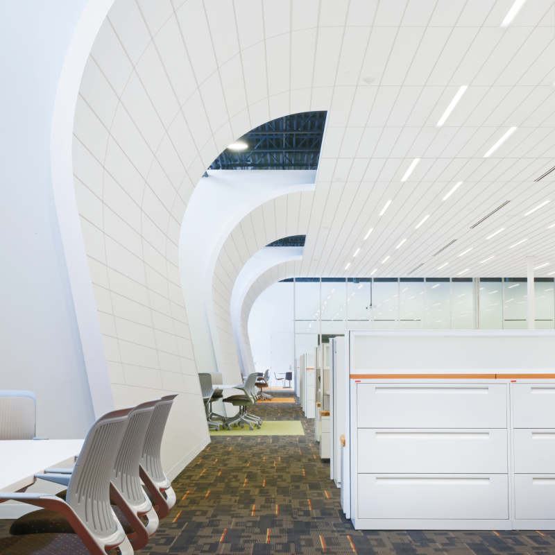 OPTIMA Health Zone Walls Kanopi by Armstrong Canada