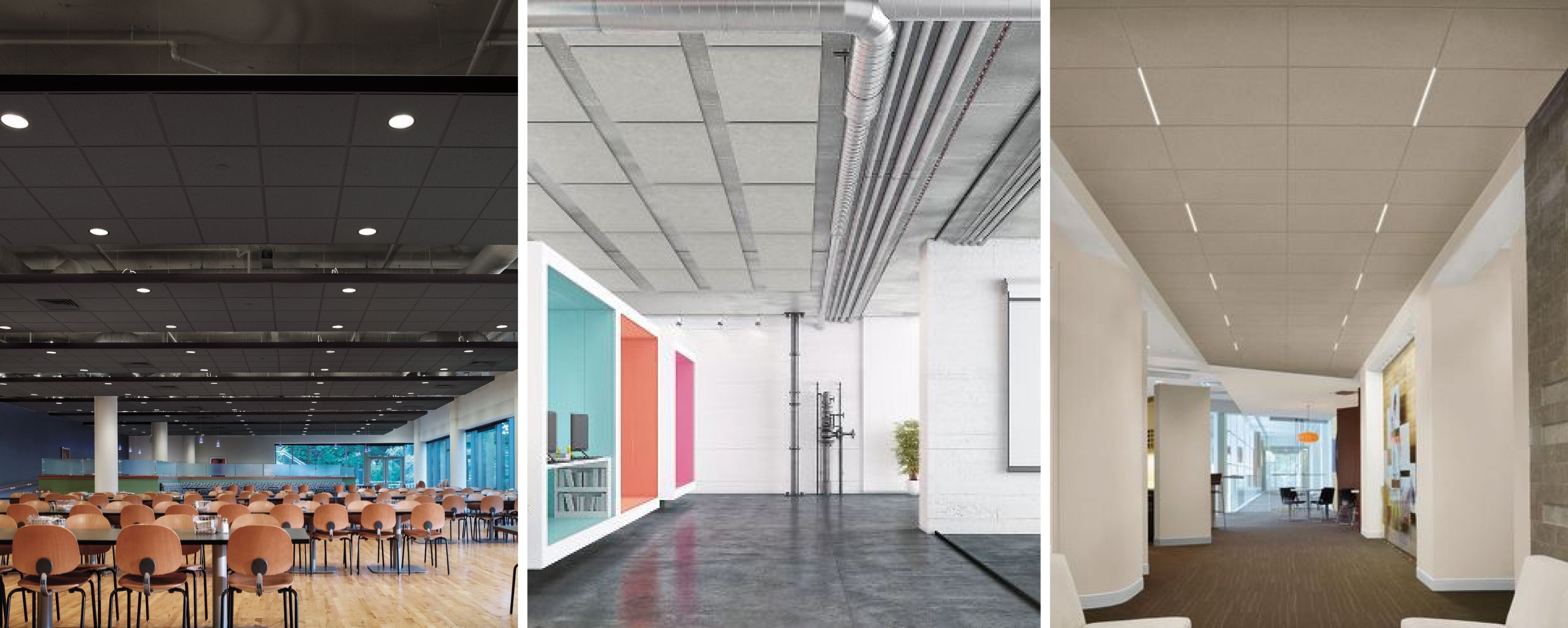 6 sleek ceiling tile colors for your commercial space
